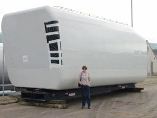 The Size of a 2-MW Nacelle (Turbine Housing)